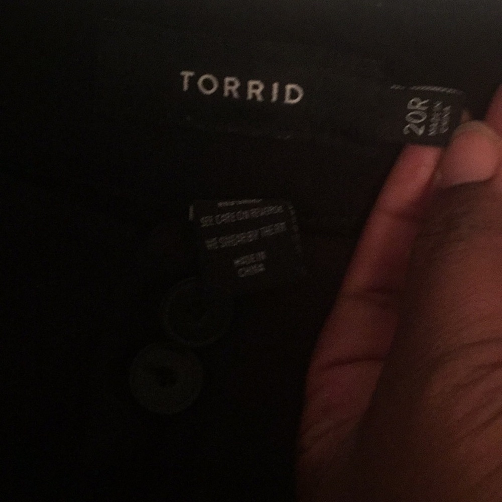 Torrid black dress pants